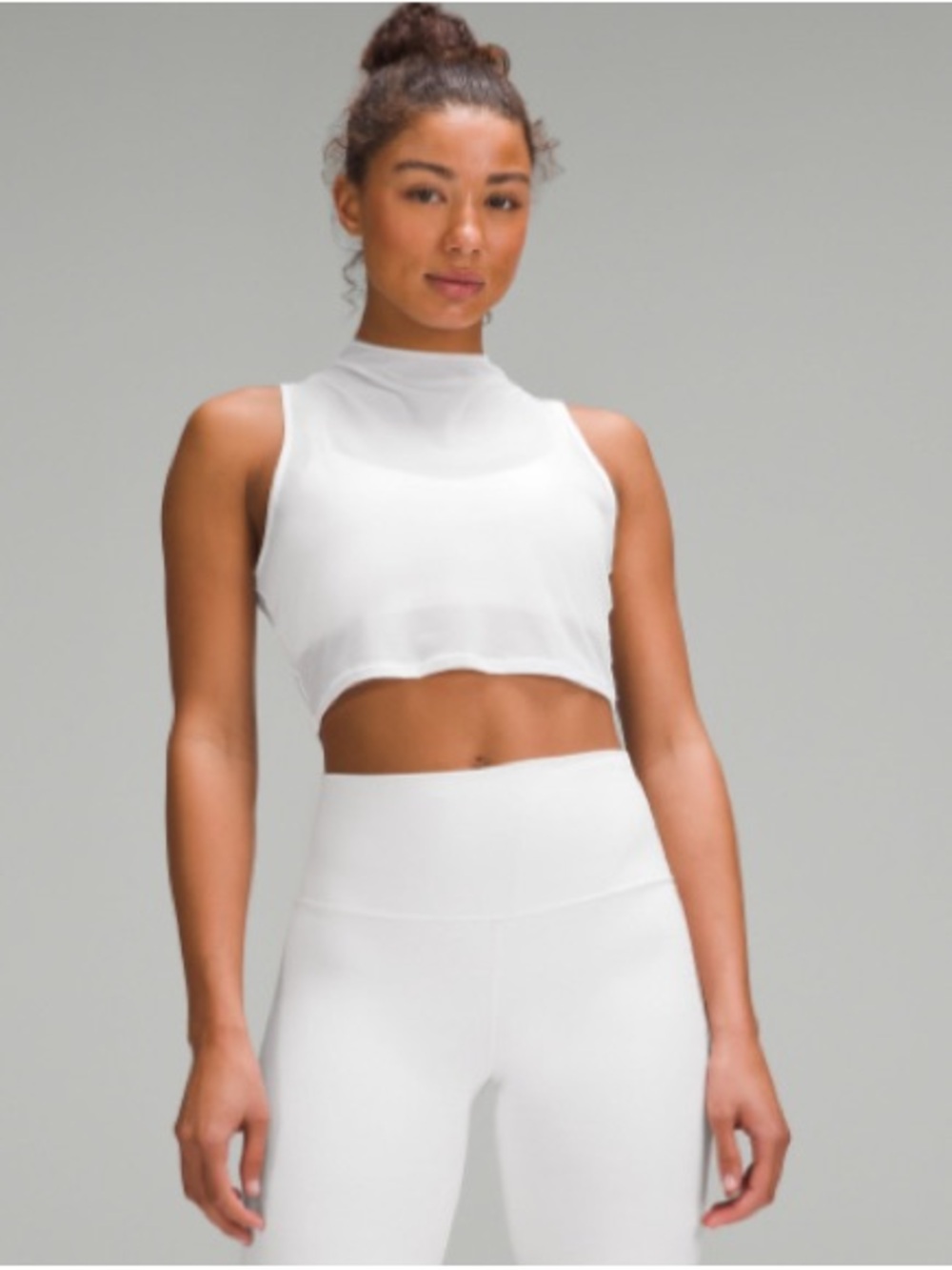 Lululemon Keyhole Mesh Tank Top